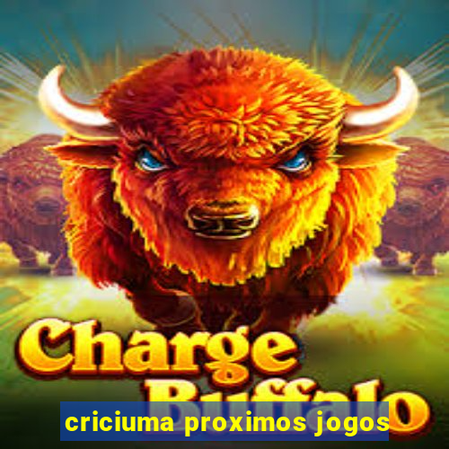 criciuma proximos jogos